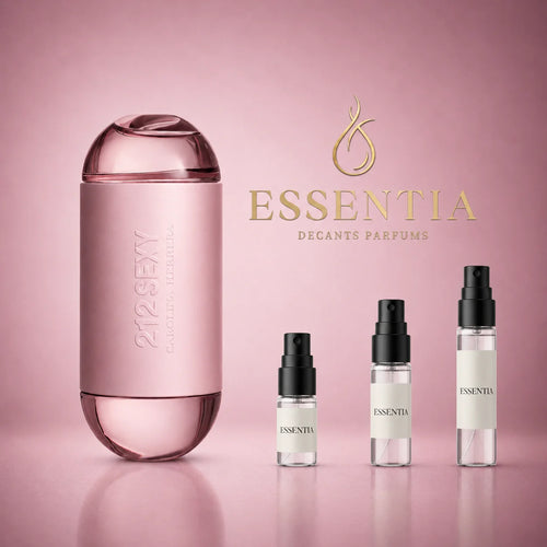 Decant 212 Sexy de Carolina Herrera en presentaciones de 3 ml, 5 ml y 10 ml disponible en ESSENTIA Paraguay