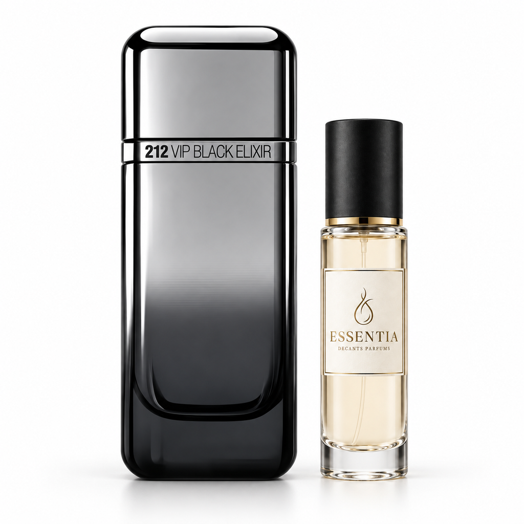 212 VIP Black Elixir EDP Carolina Herrera: perfume original y decant ESSENTIA