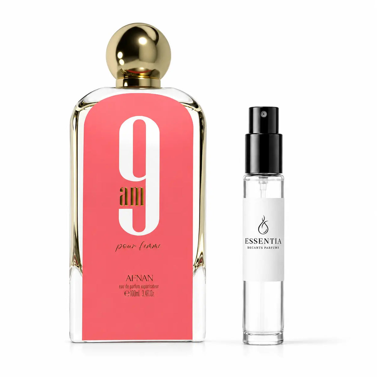 9AM Pour Femme Afnan en decant original ESSENTIA Paraguay