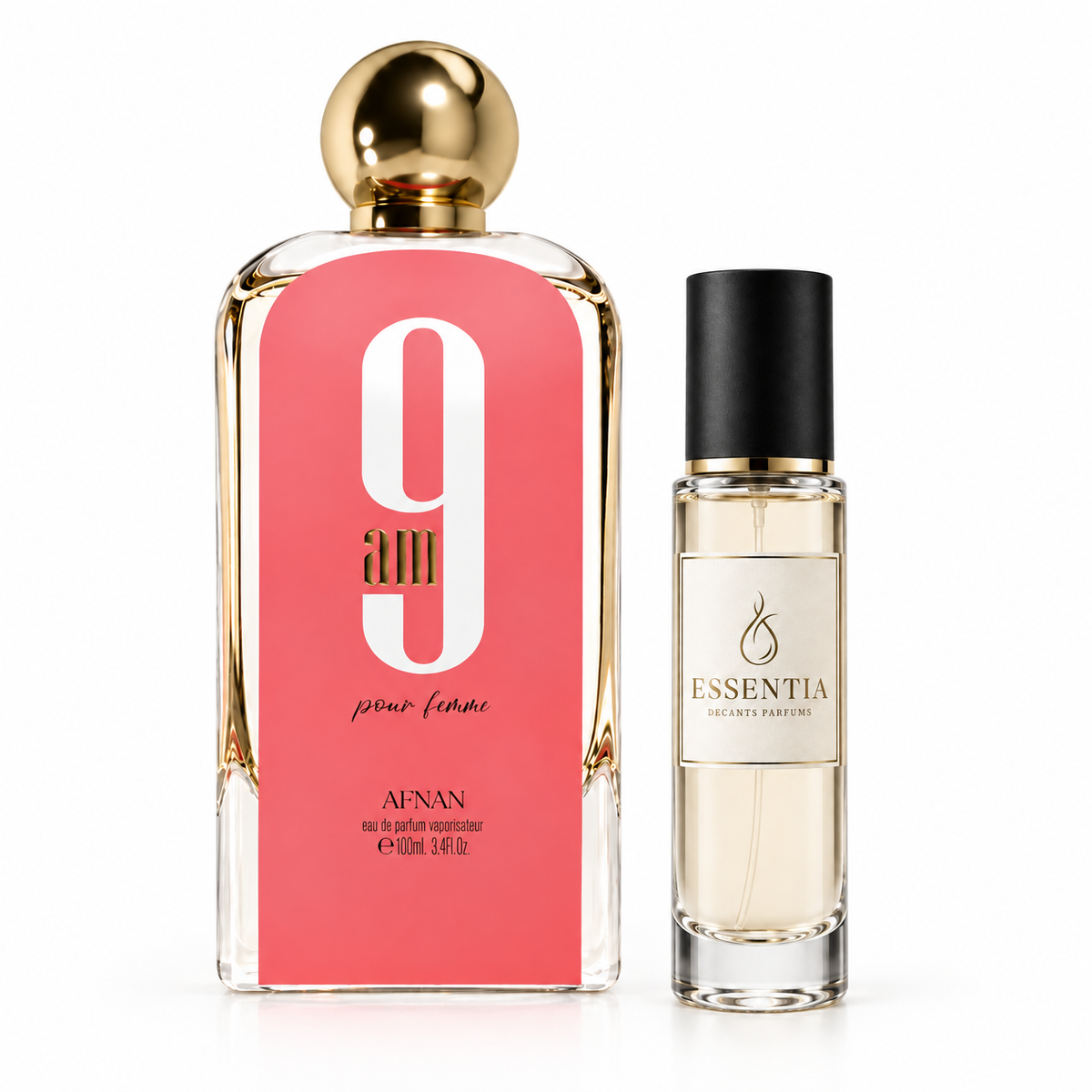 9AM Pour Femme EDP Afnan: perfume original y decant ESSENTIA