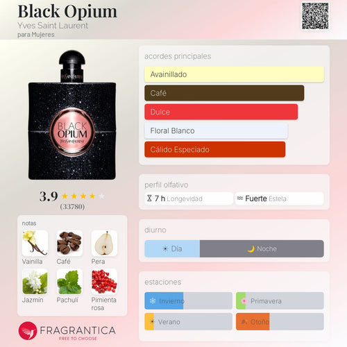Black Opium Eau de Parfum de Yves Saint Laurent - Decant