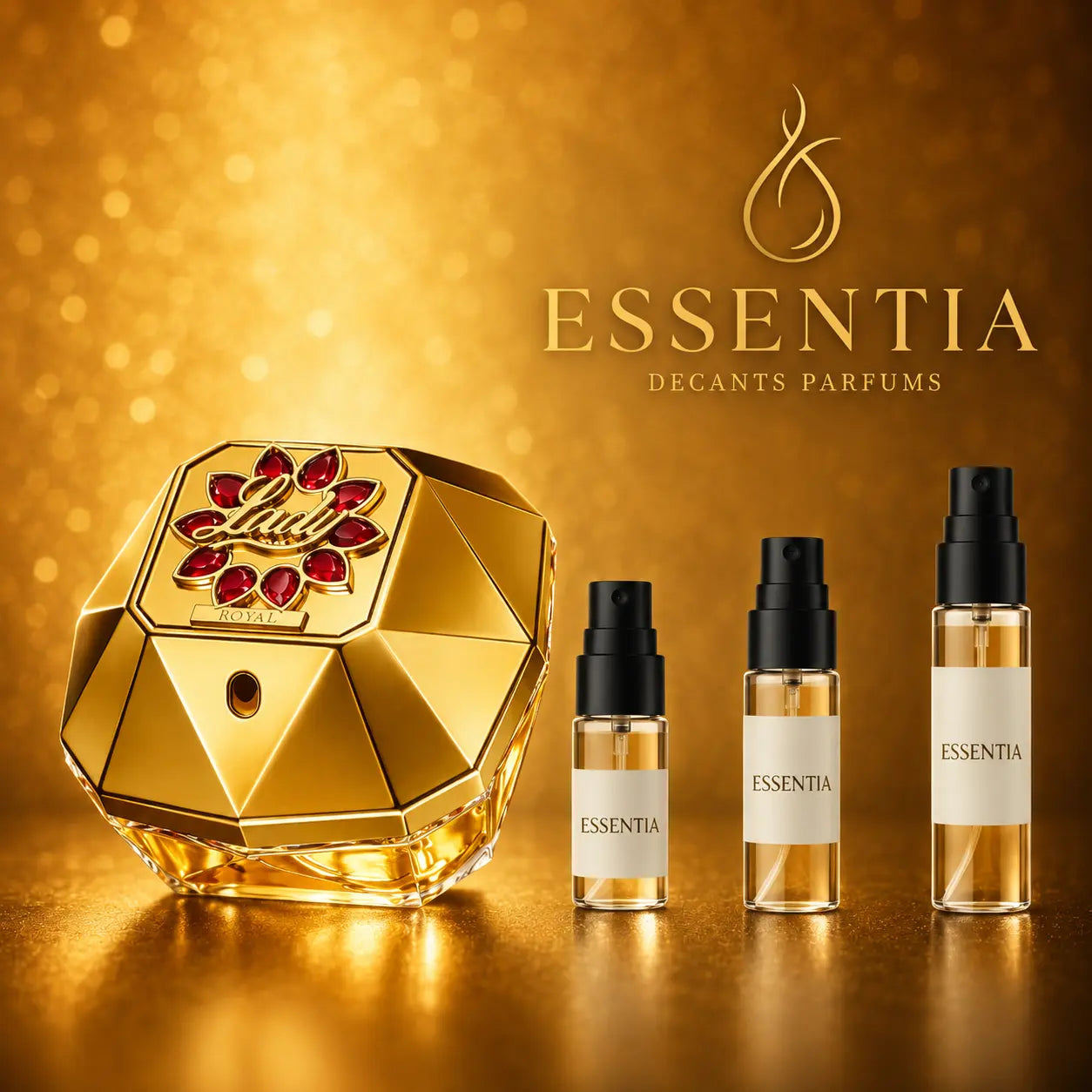 Lady Million Royal Paco Rabanne decant original ESSENTIA Paraguay 3 ml 5 ml 10 ml