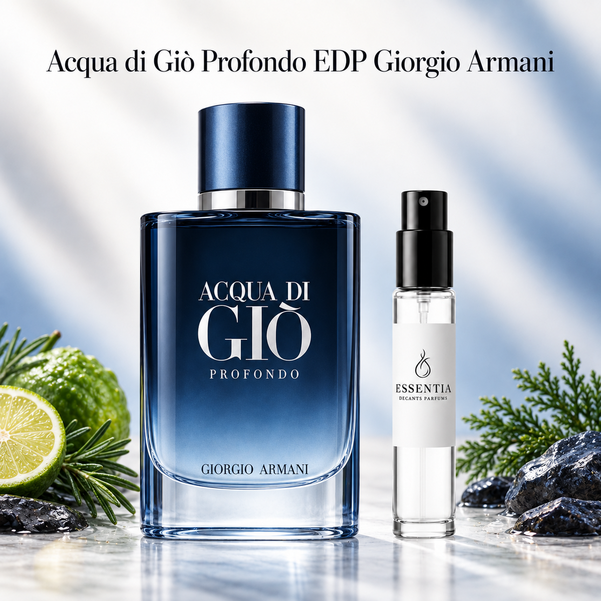 Comprar Acqua di Giò Profondo EDP Giorgio Armani en decant original ESSENTIA Paraguay
