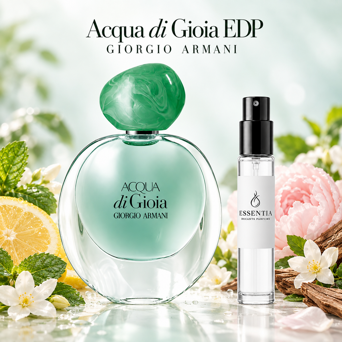 Acqua di Gioia EDP Giorgio Armani con decant ESSENTIA — comprar decant en Paraguay