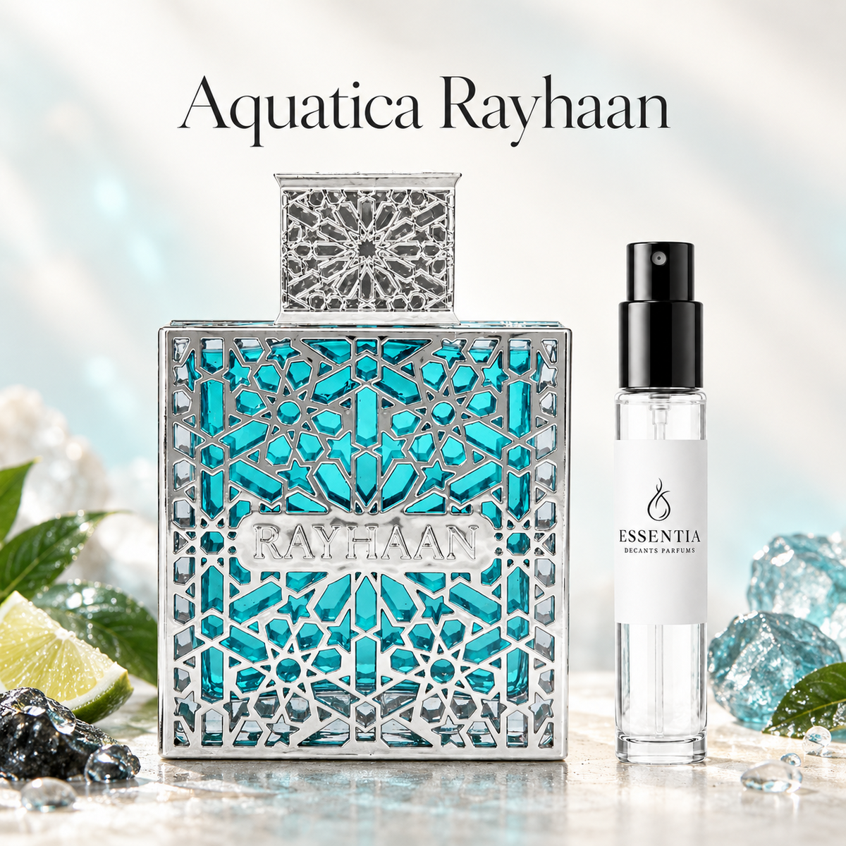 Decant original Aquatica EDP Rayhaan disponible en ESSENTIA Paraguay