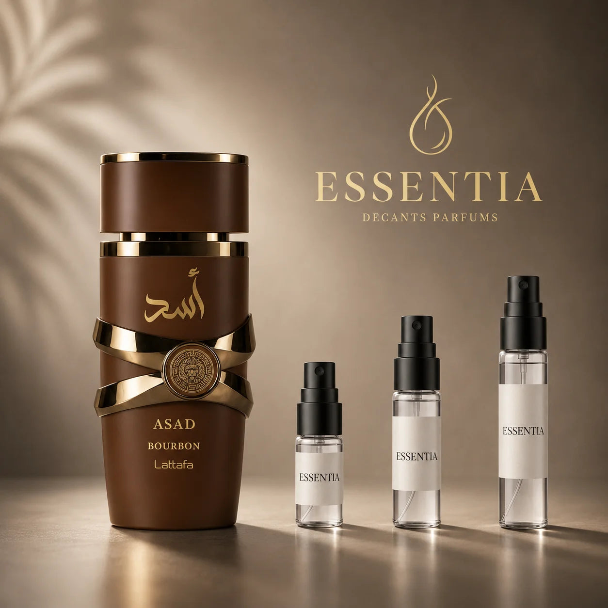 Decant Asad Bourbon Lattafa Perfumes 3ml, 5ml y 10ml ESSENTIA Paraguay