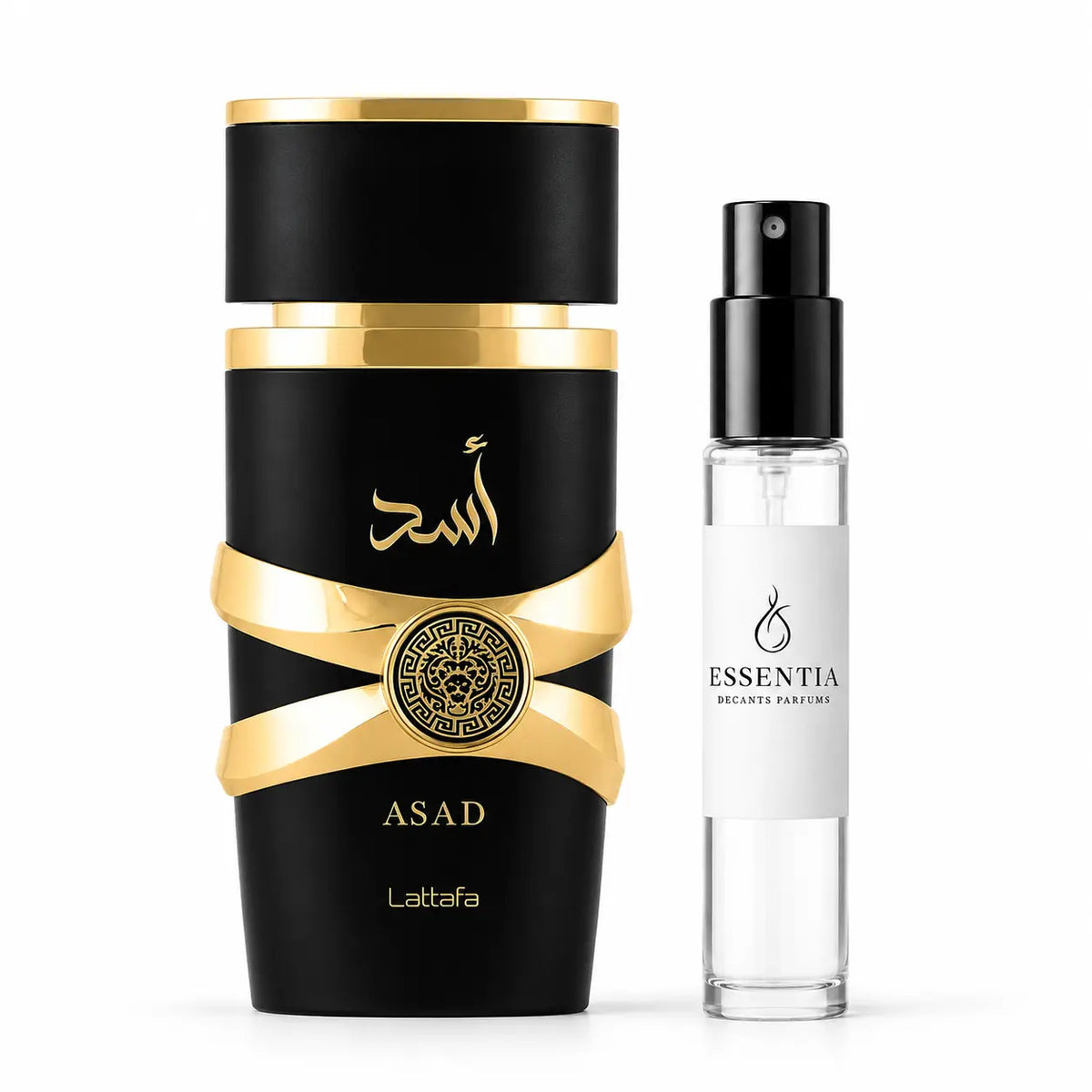 Asad EDP Lattafa en decant original ESSENTIA Paraguay