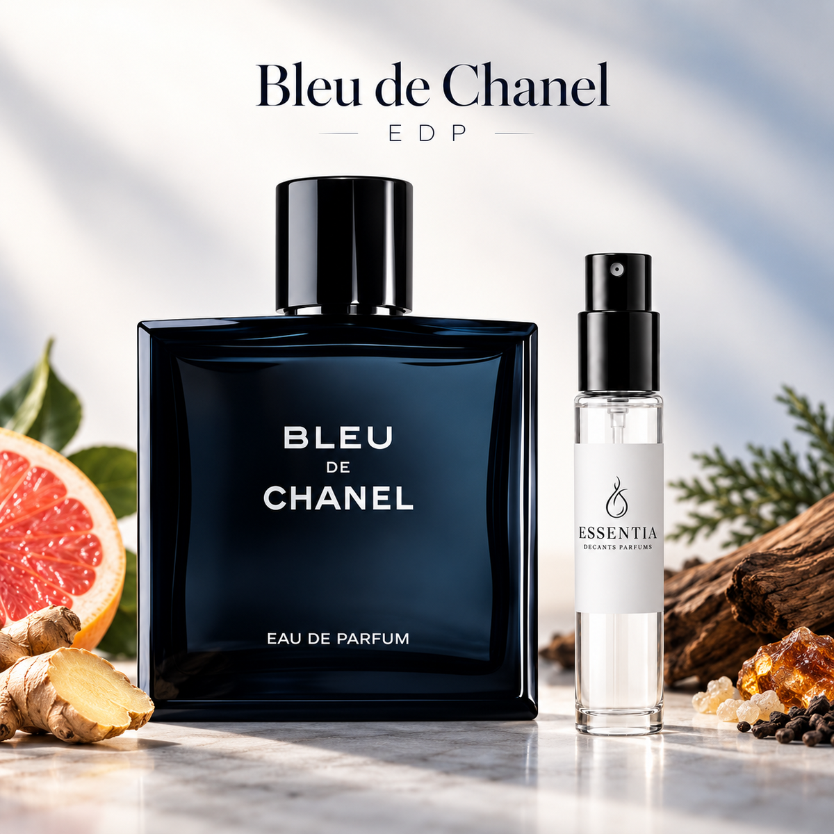 Bleu de Chanel EDP con decant ESSENTIA