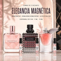 Combo Elegancia Magnética con decants de Givenchy Irresistible, Valentino Donna Born in Roma Intense y Lancôme La Vie Est Belle