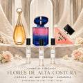 Combo Flores de Alta Costura: decants de J’adore, My Way Parfum y Prada Paradoxe