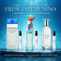 Combo Fresco Femenino de ESSENTIA con 3 decants de perfumes frescos