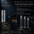Combo Papá Elegante Oficina ESSENTIA con Bleu de Chanel, 212 Men NYC y Gentleman Réserve Privée en decants originales