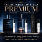 Combo Poder Masculino Premium de ESSENTIA con 3 decants masculinos