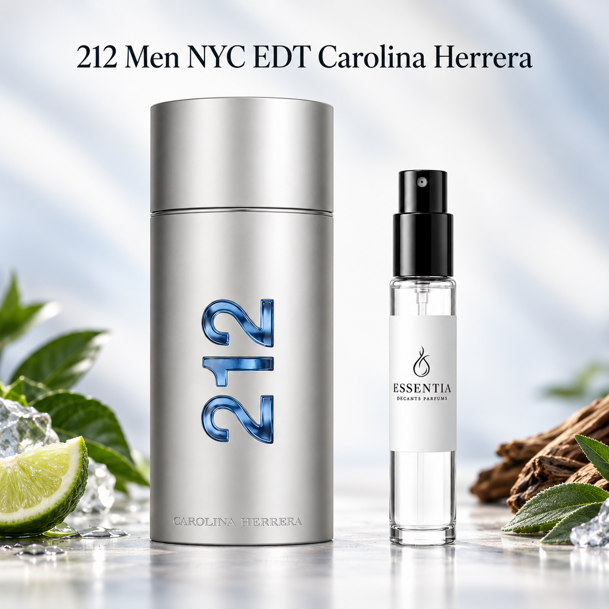 Comprar 212 Men NYC EDT Carolina Herrera decant en Paraguay | ESSENTIA