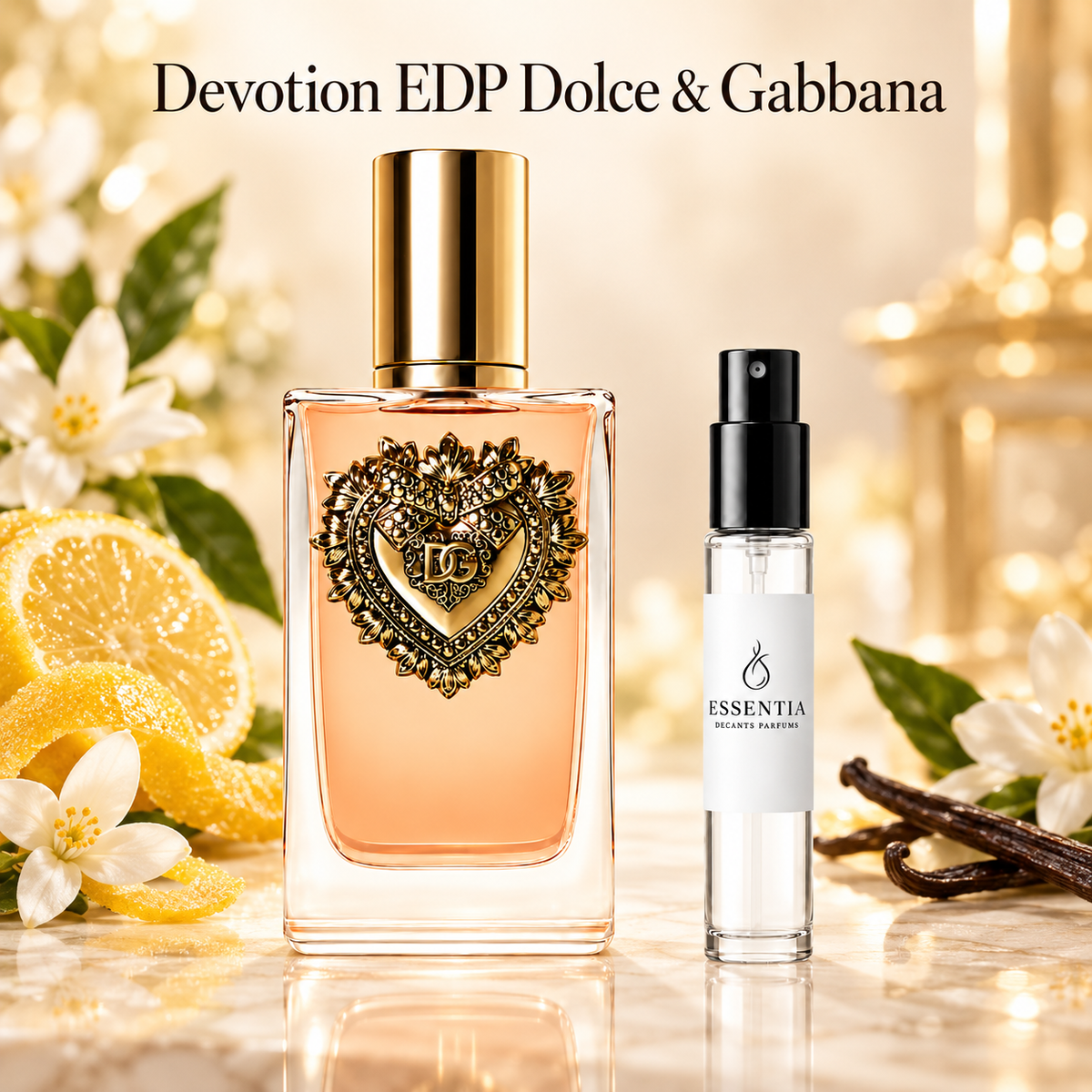 Devotion EDP Dolce & Gabbana con decant ESSENTIA original en Paraguay