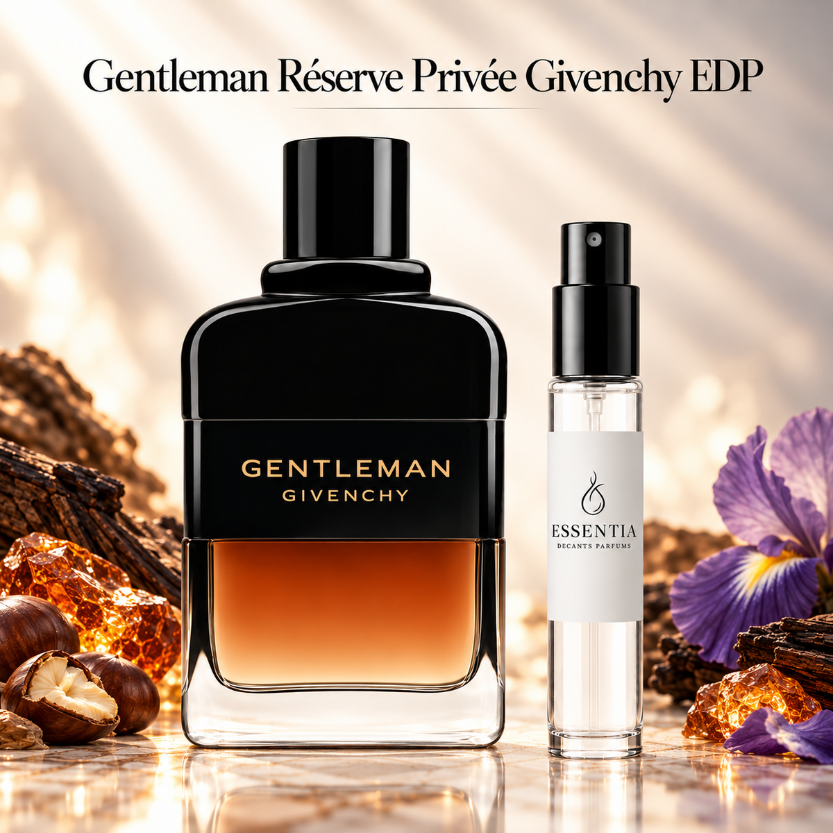 Gentleman Réserve Privée Givenchy EDP con decant ESSENTIA