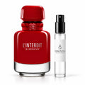 Givenchy L’Interdit Rouge Ultime Eau de Parfum con decant original ESSENTIA Decants Parfums