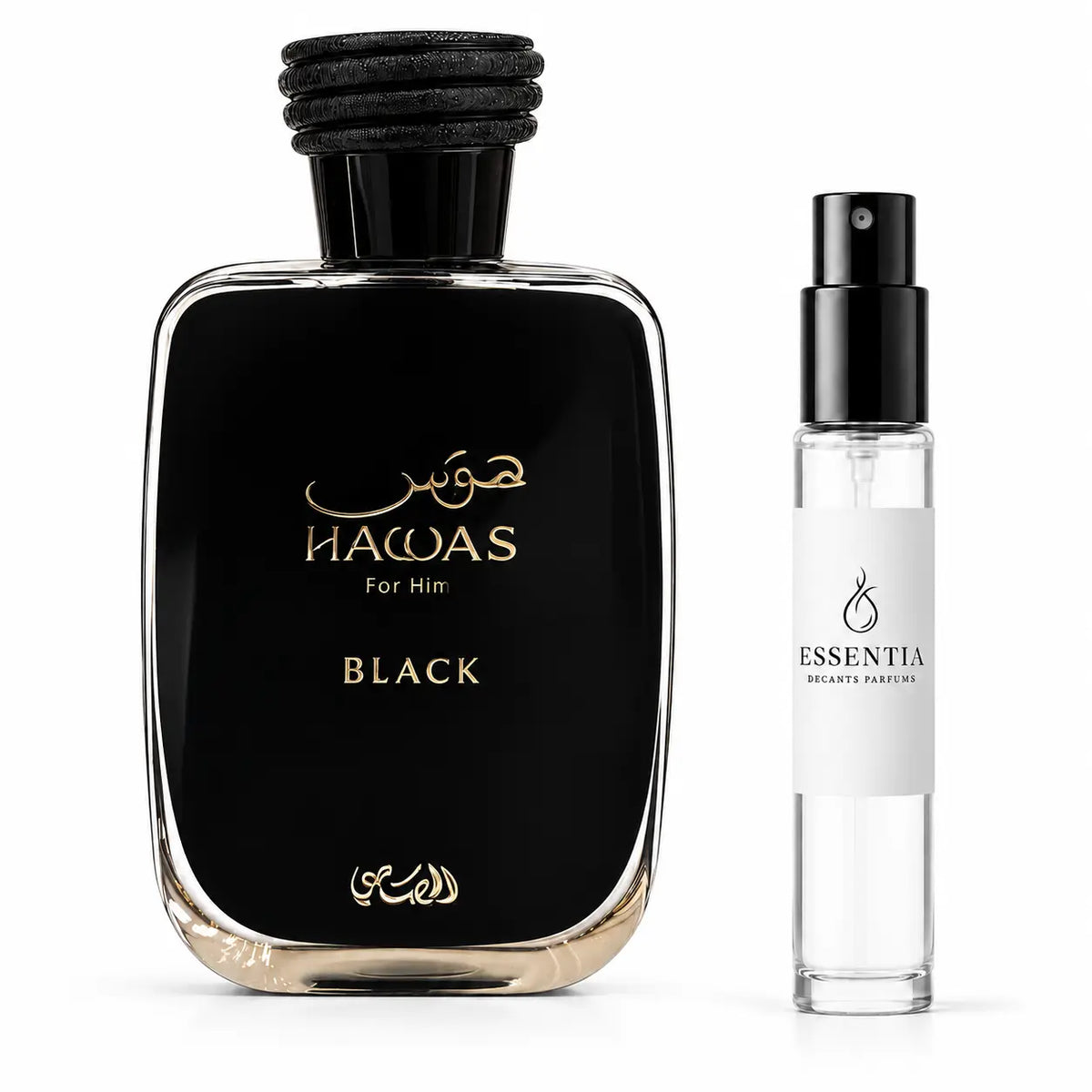 Hawas Black Rasasi en decant original ESSENTIA Paraguay