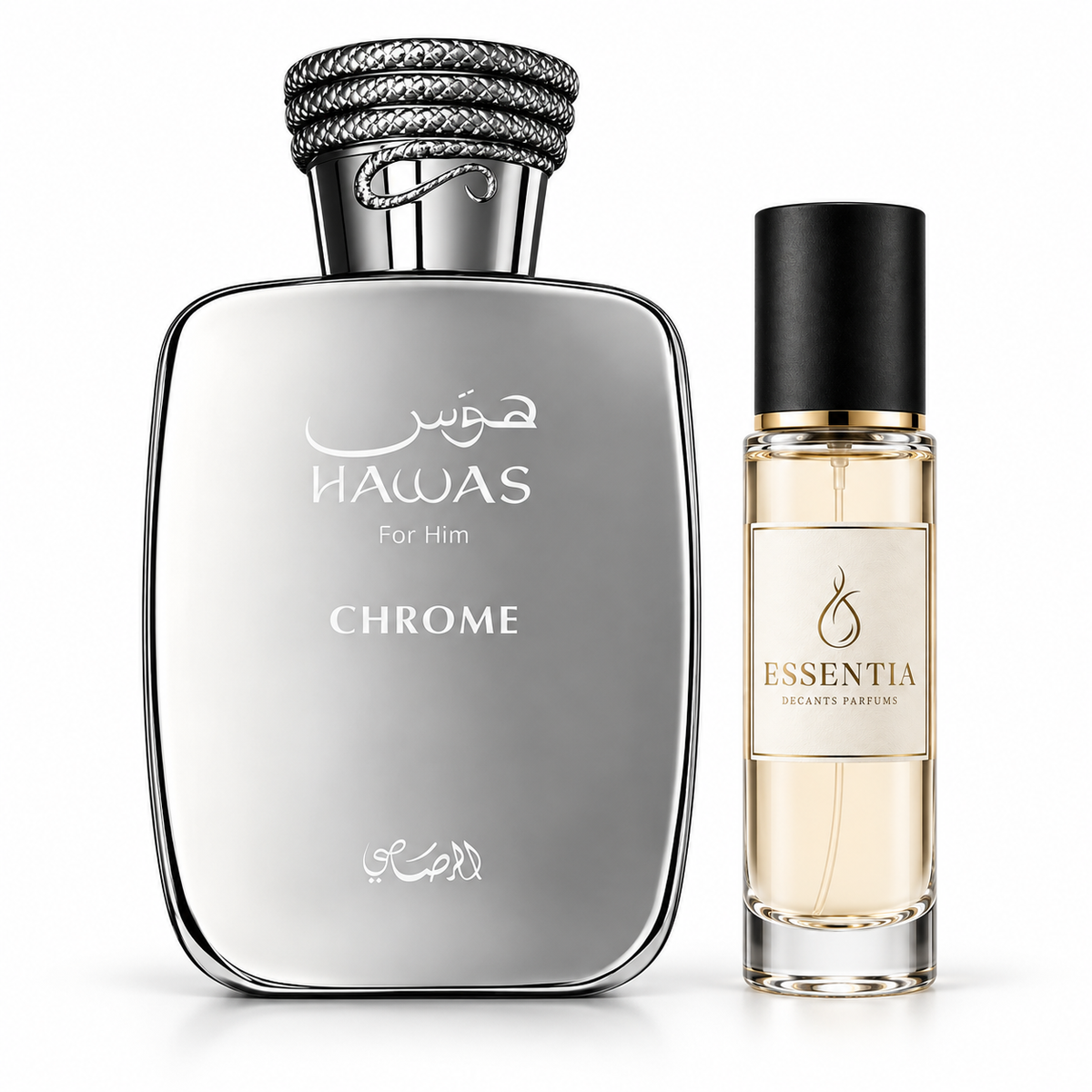 Hawas Chrome EDP Rasasi: perfume original y decant ESSENTIA