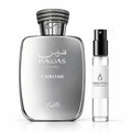 Hawas Chrome EDP Rasasi con decant original ESSENTIA Decants Parfums