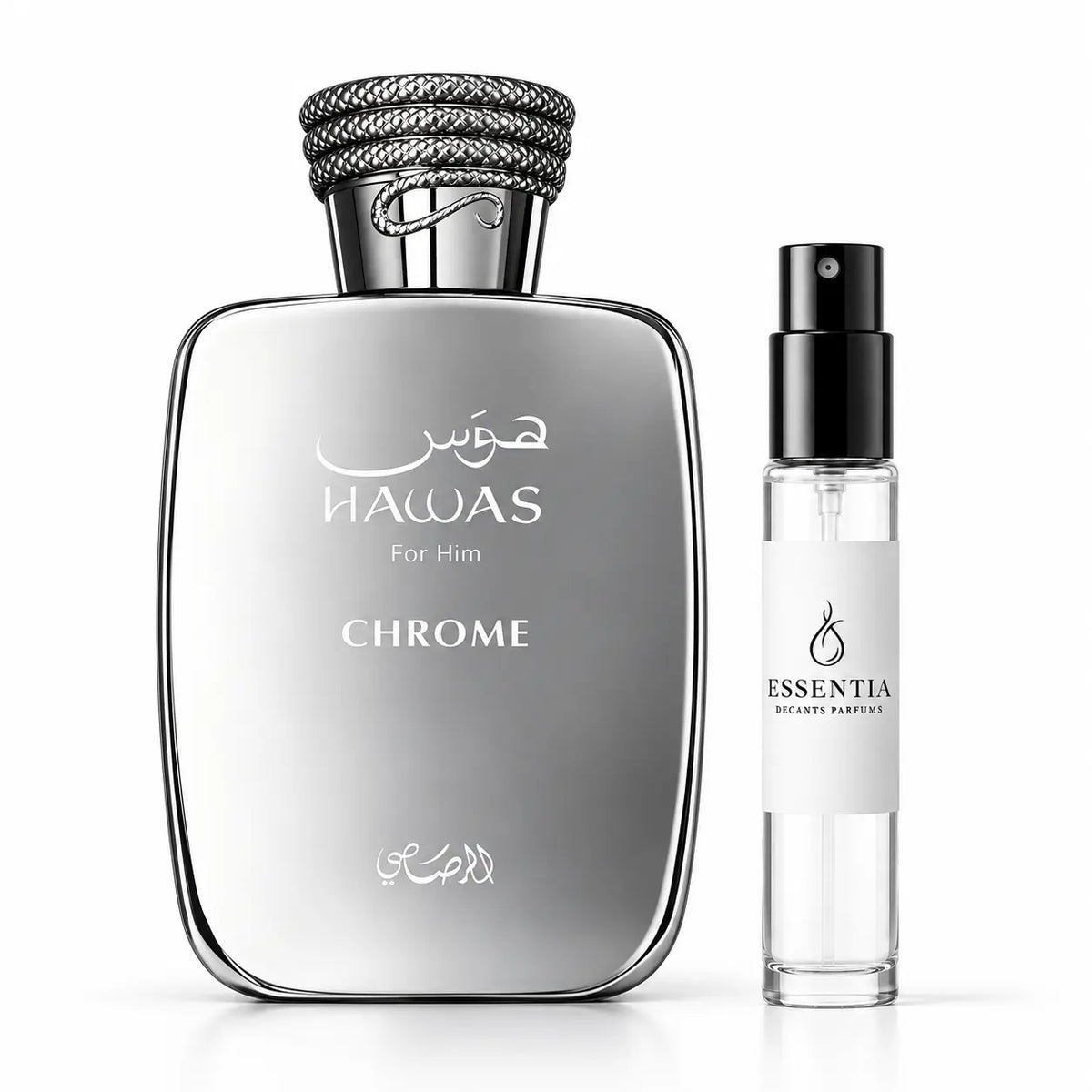 Hawas Chrome EDP Rasasi con decant original ESSENTIA Decants Parfums