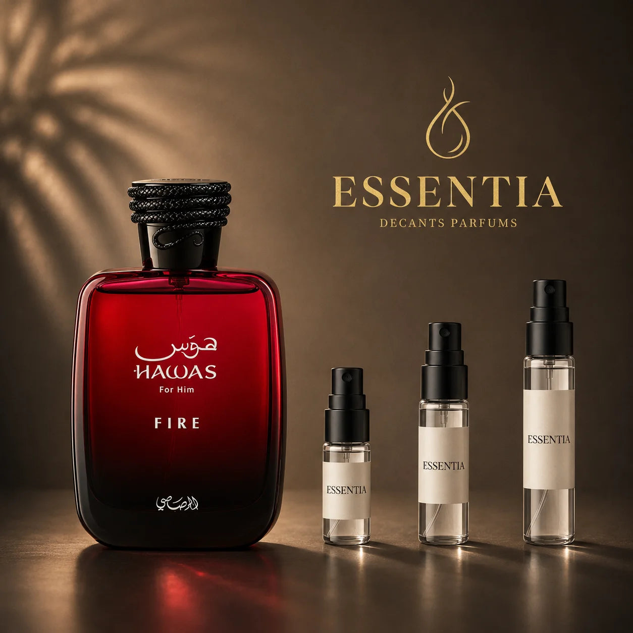 Decant Hawas Fire Rasasi 3ml, 5ml y 10ml ESSENTIA Paraguay