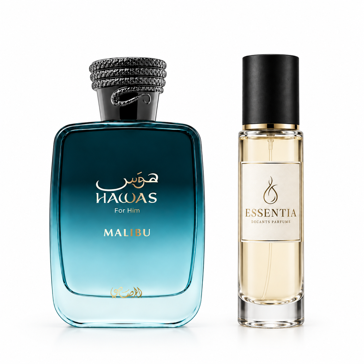 Hawas Malibu EDP Rasasi: perfume original y decant ESSENTIA