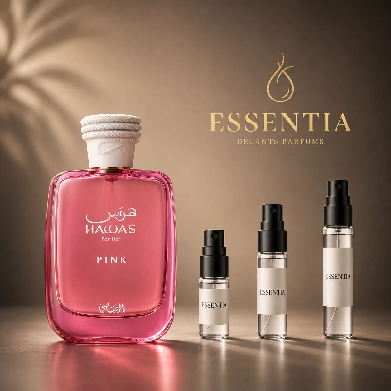 Decant Hawas Pink Rasasi 3ml, 5ml y 10ml ESSENTIA Paraguay