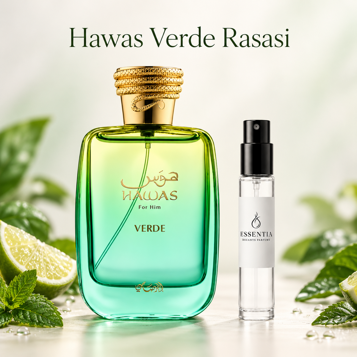 Hawas Verde EDP Rasasi en decant ESSENTIA