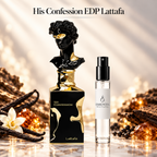 His Confession EDP Lattafa con decant ESSENTIA