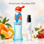I Love Love Moschino EDT con decant ESSENTIA original en Paraguay