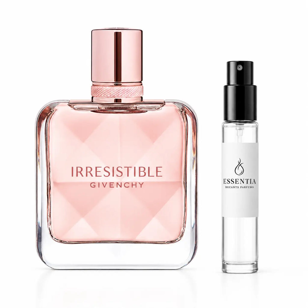 Irresistible Eau de Parfum Givenchy junto a decant original ESSENTIA Paraguay