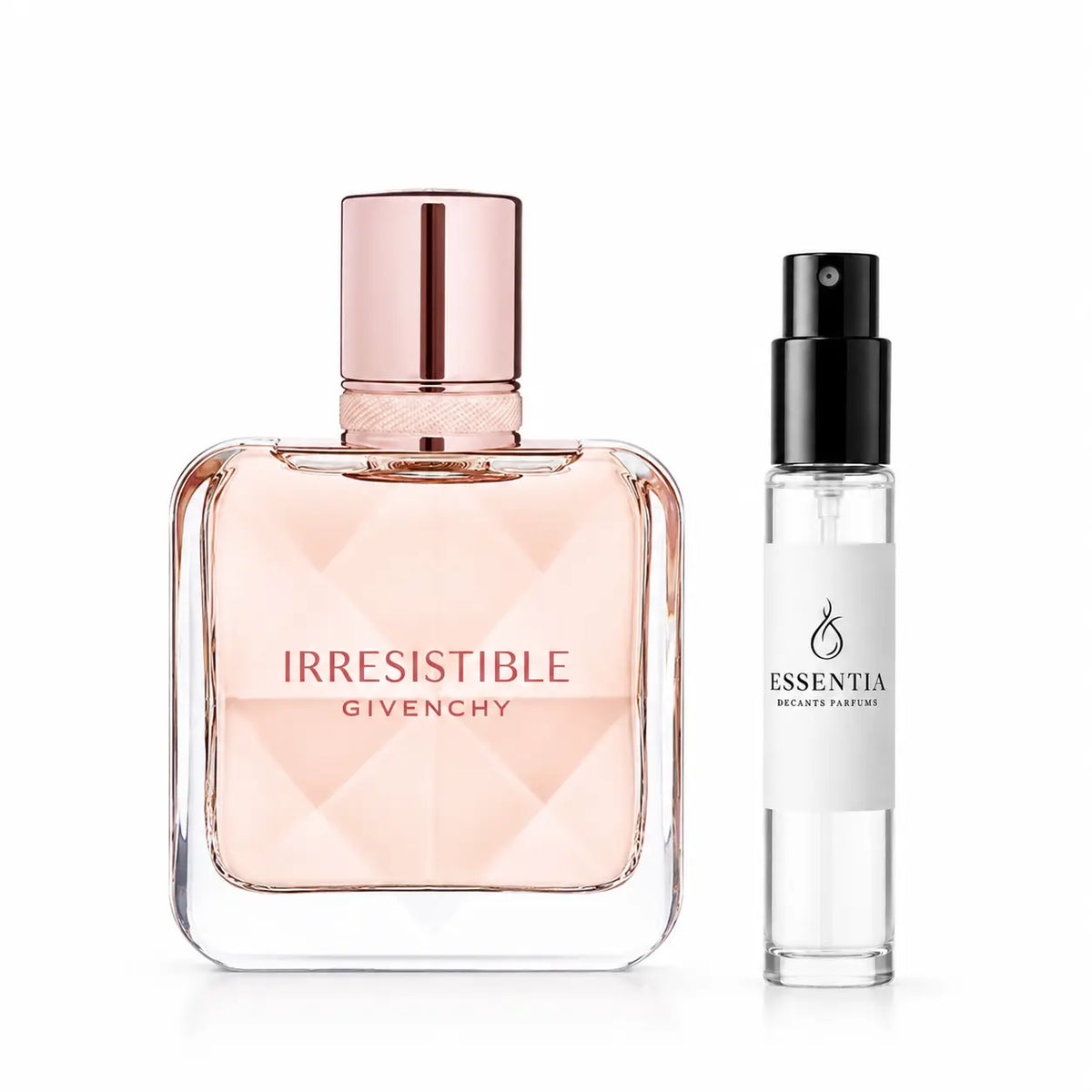 Irresistible Eau de Toilette Givenchy junto a decant original ESSENTIA Paraguay