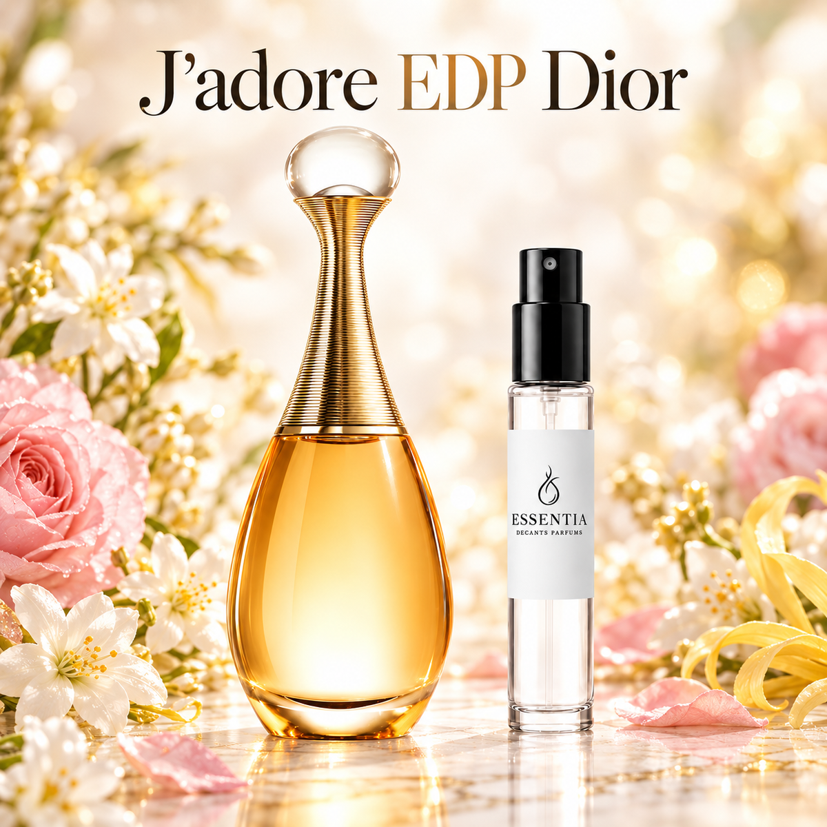 J'adore EDP Dior con decant ESSENTIA original en Paraguay