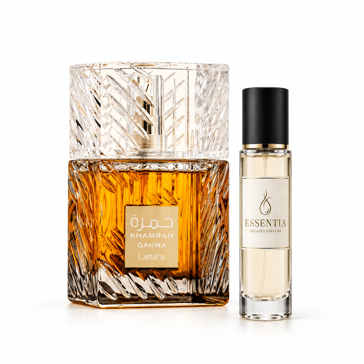 Khamrah Qahwa EDP Lattafa: perfume original y decant ESSENTIA