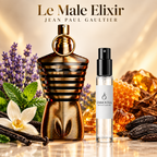 Le Male Elixir Jean Paul Gaultier con decant ESSENTIA — perfume original en Paraguay