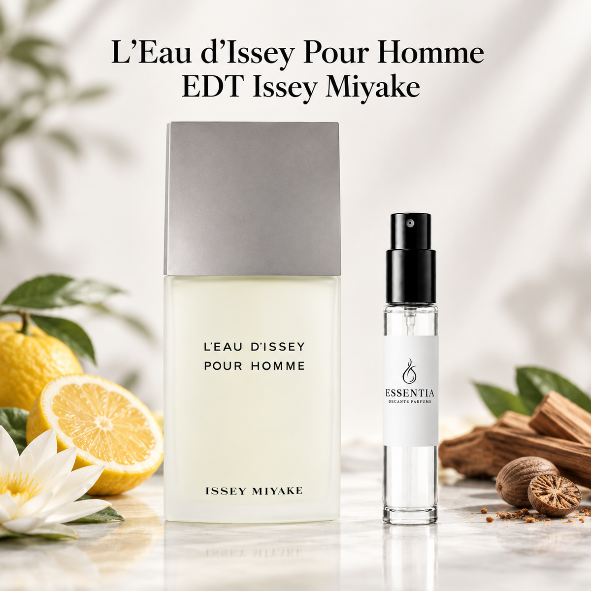 L'Eau d'Issey Pour Homme EDT Issey Miyake con decant ESSENTIA original