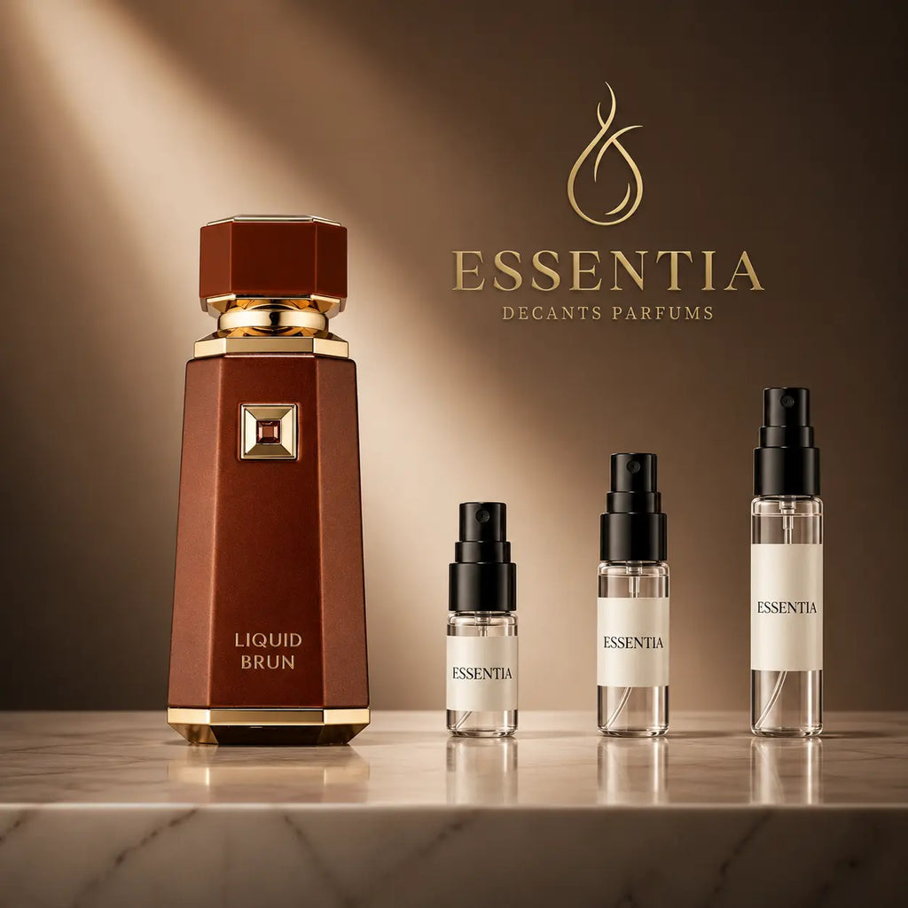 Decant Liquid Brun French Avenue en ESSENTIA Paraguay, disponible en presentaciones de 3ml, 5ml y 10ml
