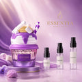Mallow Madness Lattafa decant original ESSENTIA Paraguay perfume gourmand dulce con frutilla marshmallow vainilla y crema