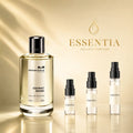 Perfume Mancera Cedrat Boise junto a presentaciones de decant ESSENTIA de 3 ml, 5 ml y 10 ml en Paraguay.
