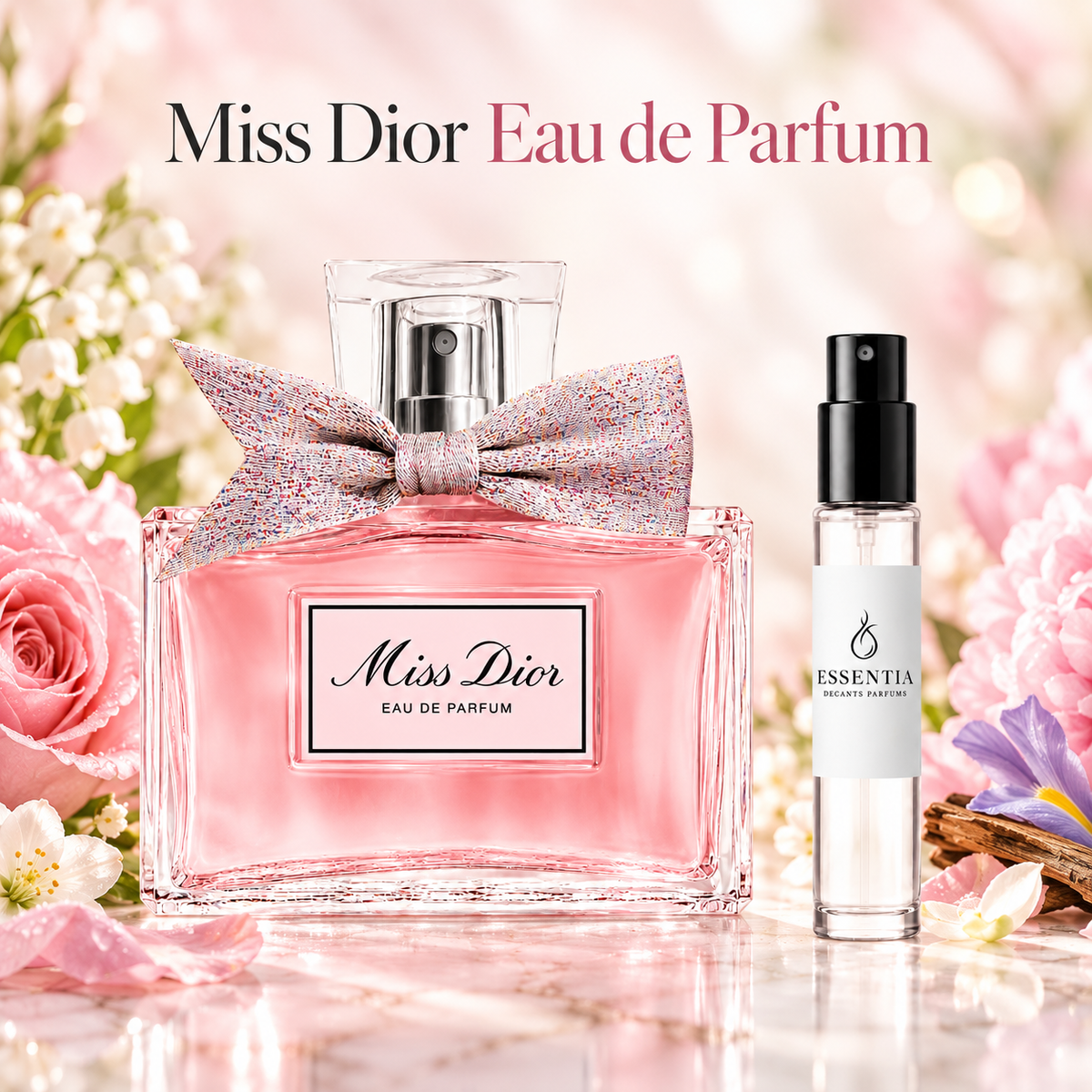 Miss Dior Eau de Parfum con decant ESSENTIA original en Paraguay