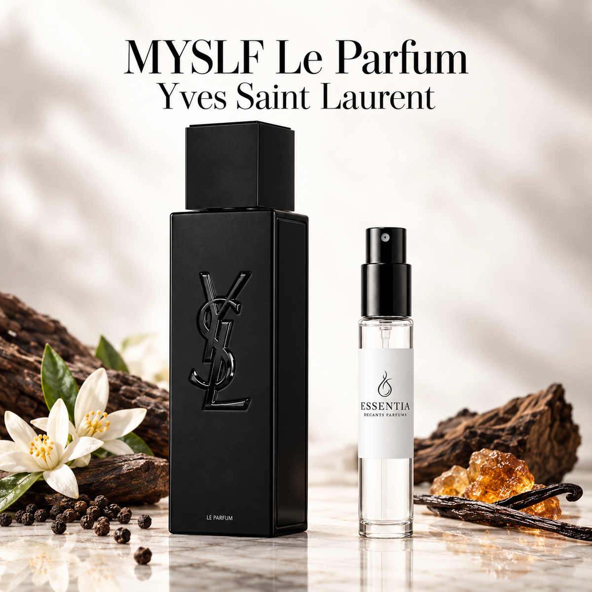 MYSLF Le Parfum Yves Saint Laurent con decant ESSENTIA