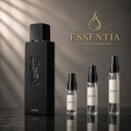 Decant de MYSLF Le Parfum Yves Saint Laurent en presentaciones de 3 ml, 5 ml y 10 ml, fragancia masculina floral amaderada, especiada y ambarada disponible en ESSENTIA Paraguay.