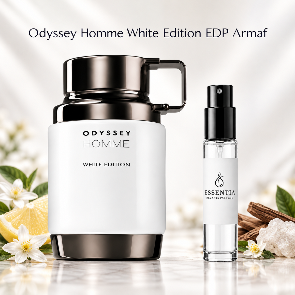 Odyssey Homme White Edition EDP Armaf y decant ESSENTIA Decants Parfums