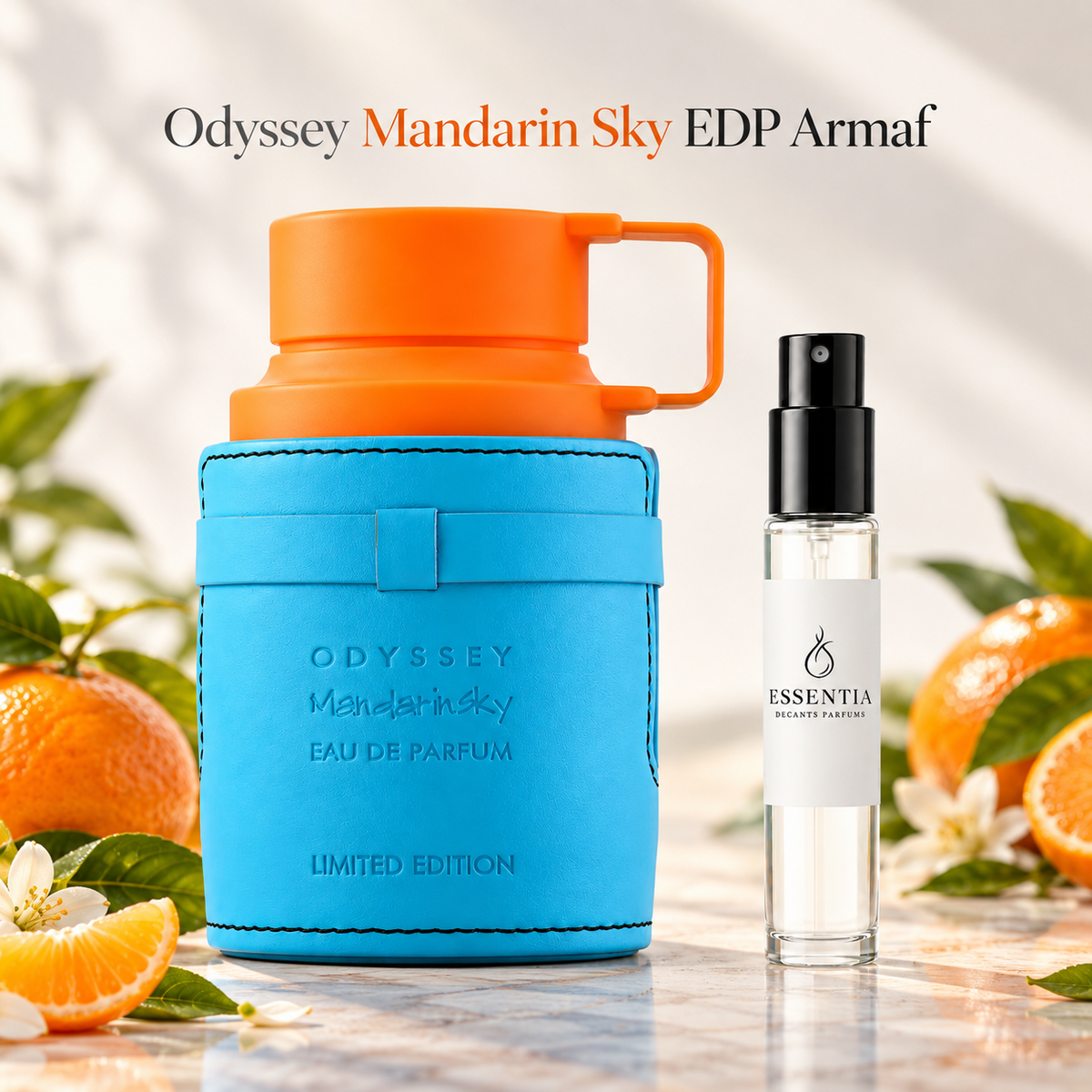 Odyssey Mandarin Sky EDP Armaf con decant ESSENTIA — perfume original en Paraguay