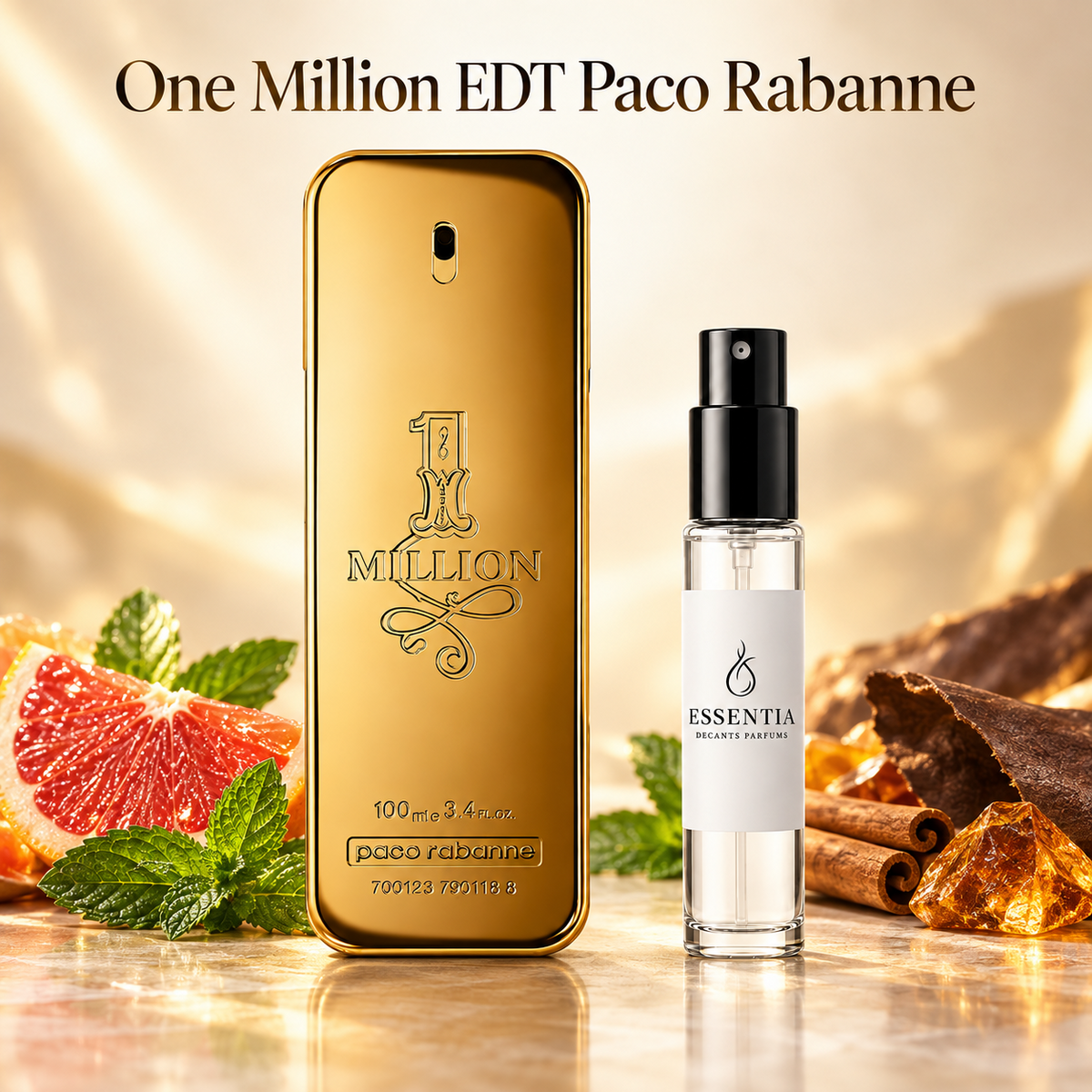 One Million EDT Paco Rabanne — ESSENTIA Decants Parfums