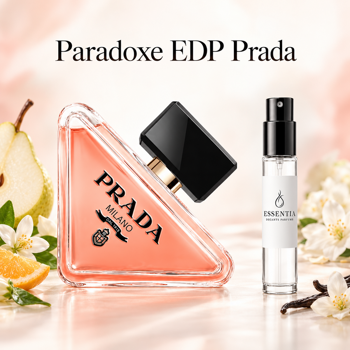 Paradoxe EDP Prada con decant original ESSENTIA disponible en Paraguay