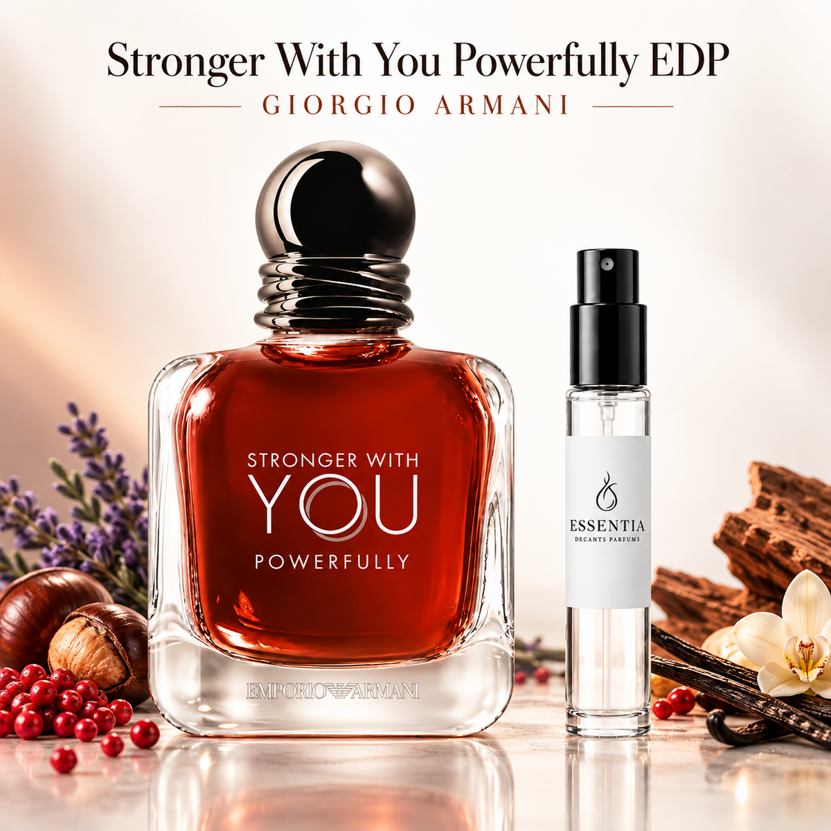 Powerfully decant ESSENTIA