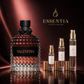Valentino Uomo Born In Roma Coral Fantasy EDT en decant original ESSENTIA, perfume masculino dulce, frutal y seductor con manzana roja, tabaco y salvia.