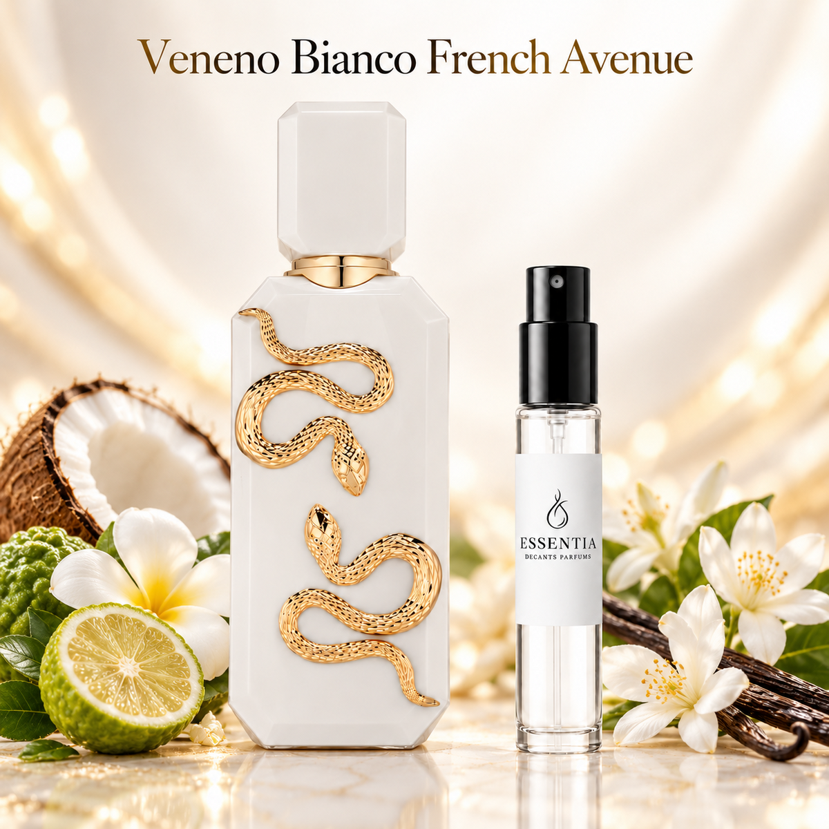 Decant original Veneno Bianco Extrait French Avenue disponible en ESSENTIA Paraguay